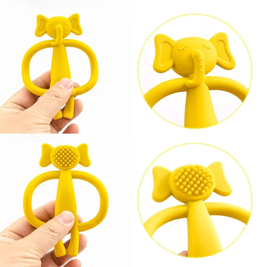 Animal Shaped Teething Silicone Nursing Infant Chewing Toy