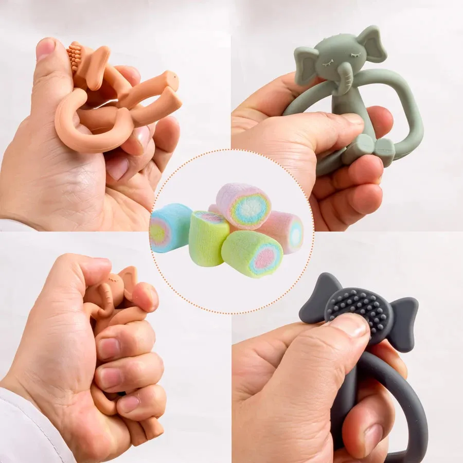 Animal Shaped Teething Silicone Nursing Infant Chewing Toy