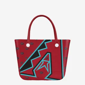 Arizona Diamondbacks Big Logo Mini Print Tailgate Tote Bag