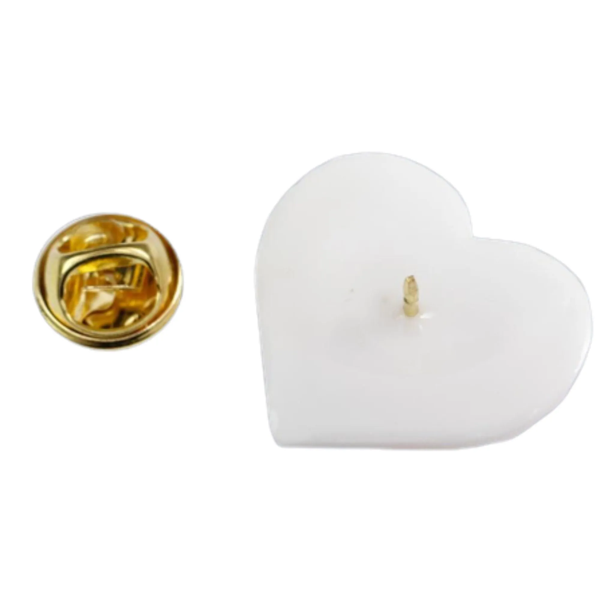Asexual Flag Heart Silicone Pins