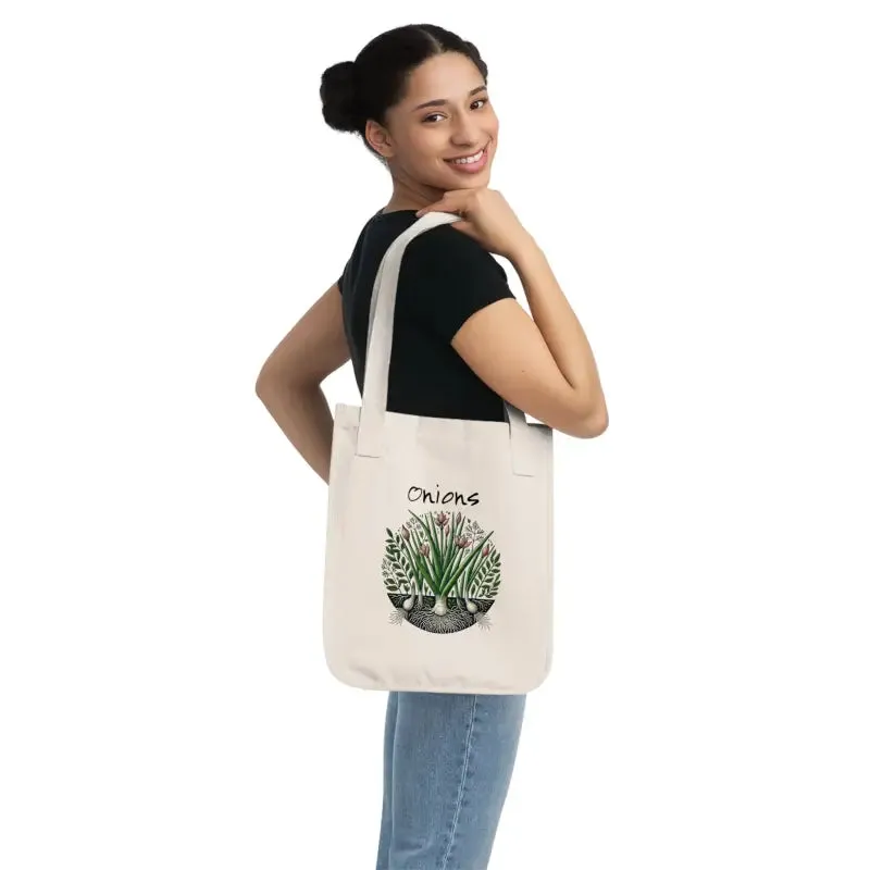 Autumn Organic Canvas Tote for Nature Lovers