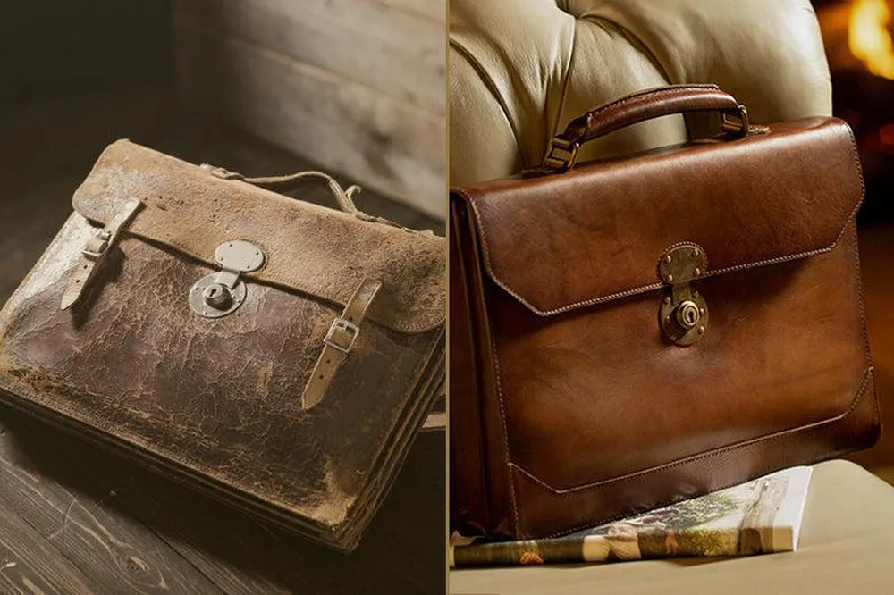 Benjamin Executive Leather Briefcase