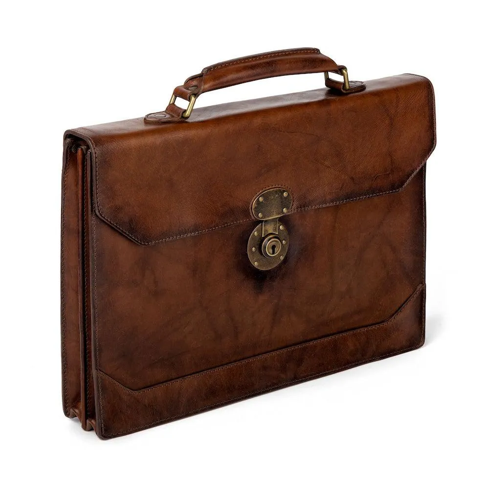 Benjamin Executive Leather Briefcase
