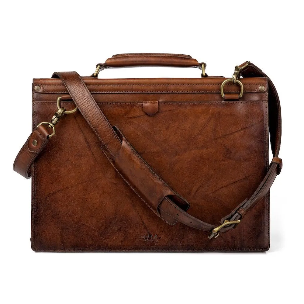 Benjamin Executive Leather Briefcase