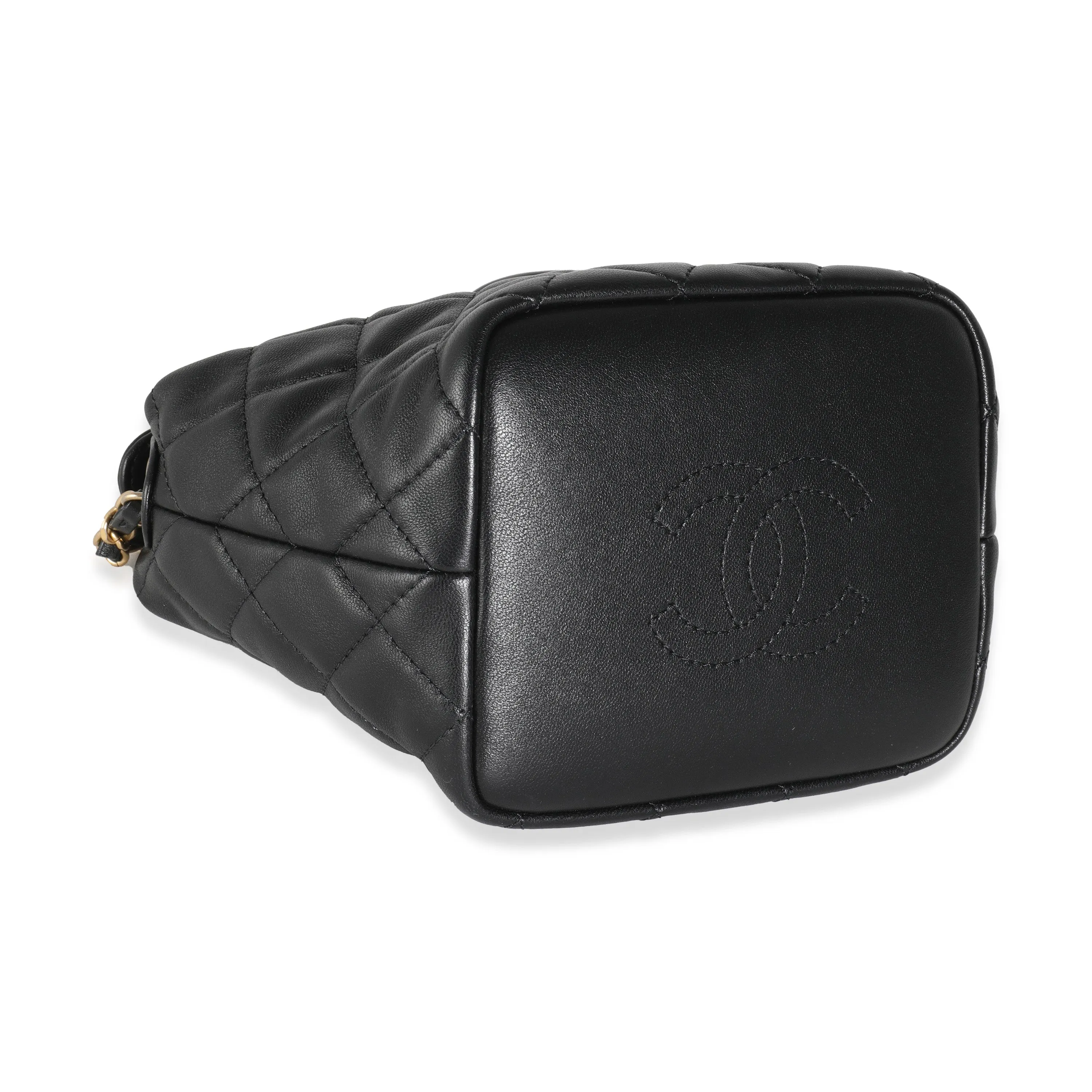 Black Quilted Calfskin Perfect Meeting Hobo