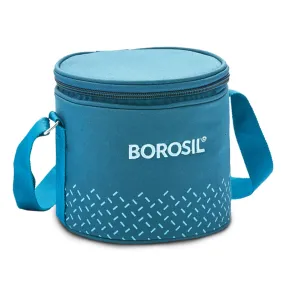 Borosil Teal Tall Lunch Bag, Round