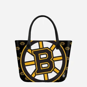 Boston Bruins Big Logo Mini Print Tailgate Tote Bag