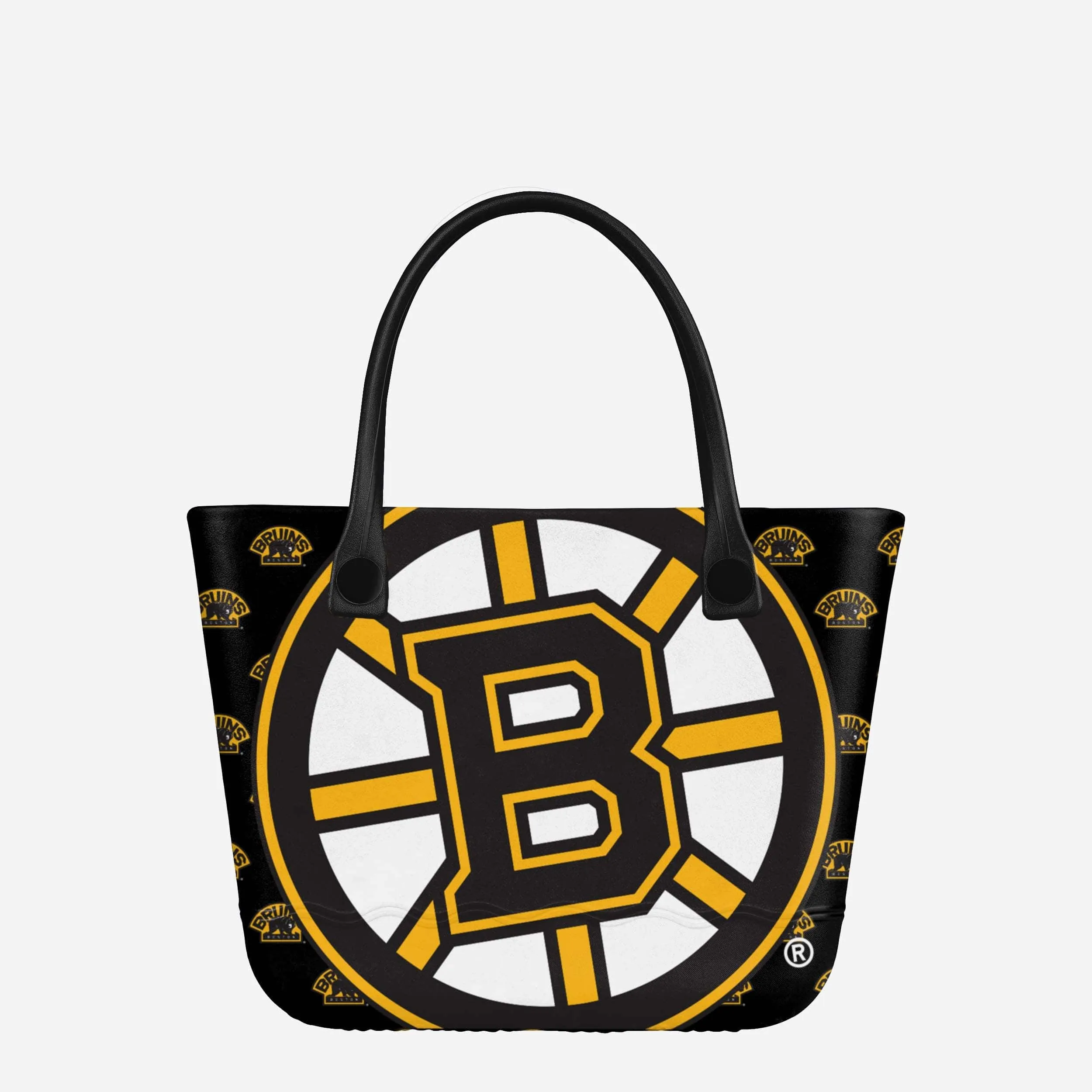 Boston Bruins Big Logo Mini Print Tailgate Tote Bag