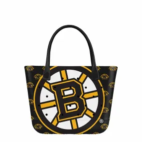 Boston Bruins NHL Big Logo Mini Print Tailgate Tote Bag (PREORDER - SHIPS LATE JANUARY)