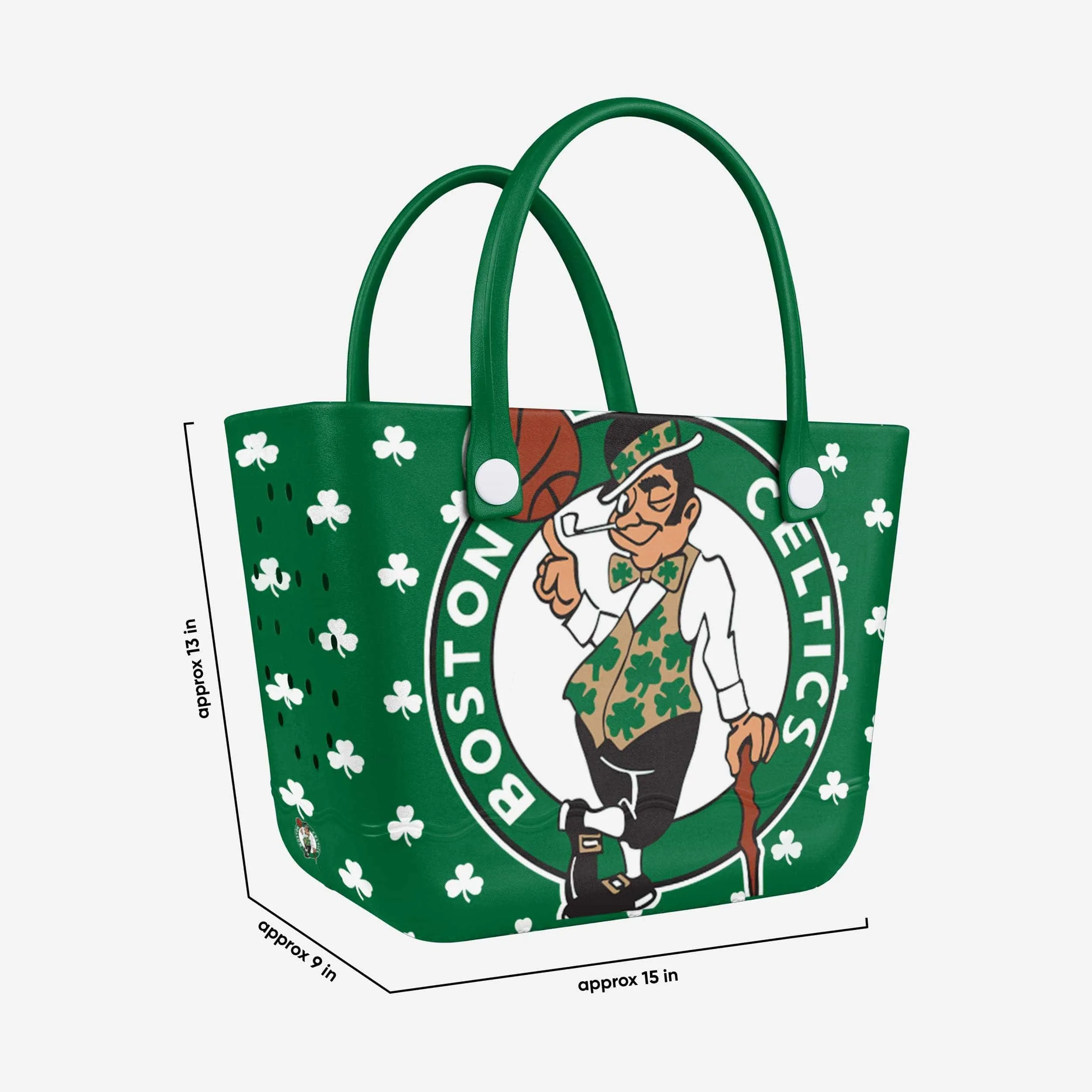 Boston Celtics Big Logo Mini Print Tailgate Tote Bag