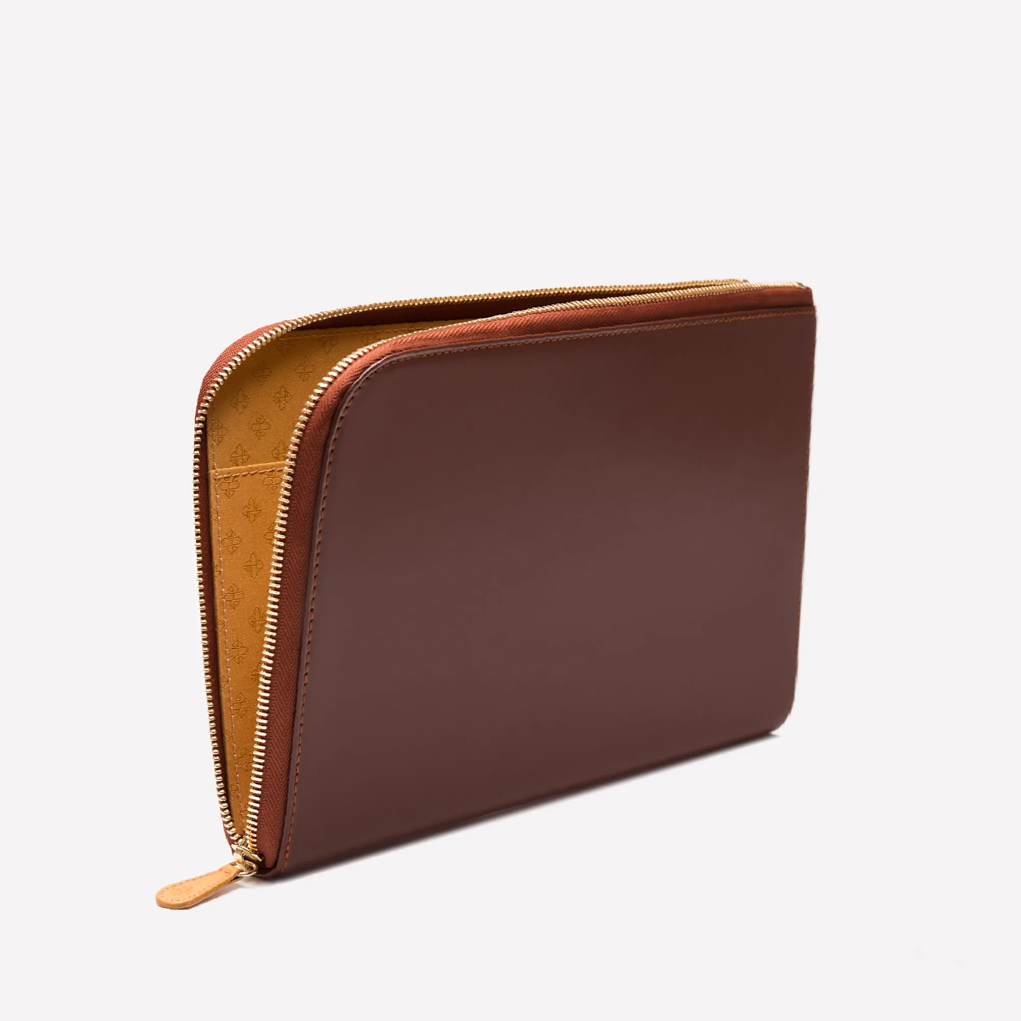 Bridle Hide Large Zip Portfolio