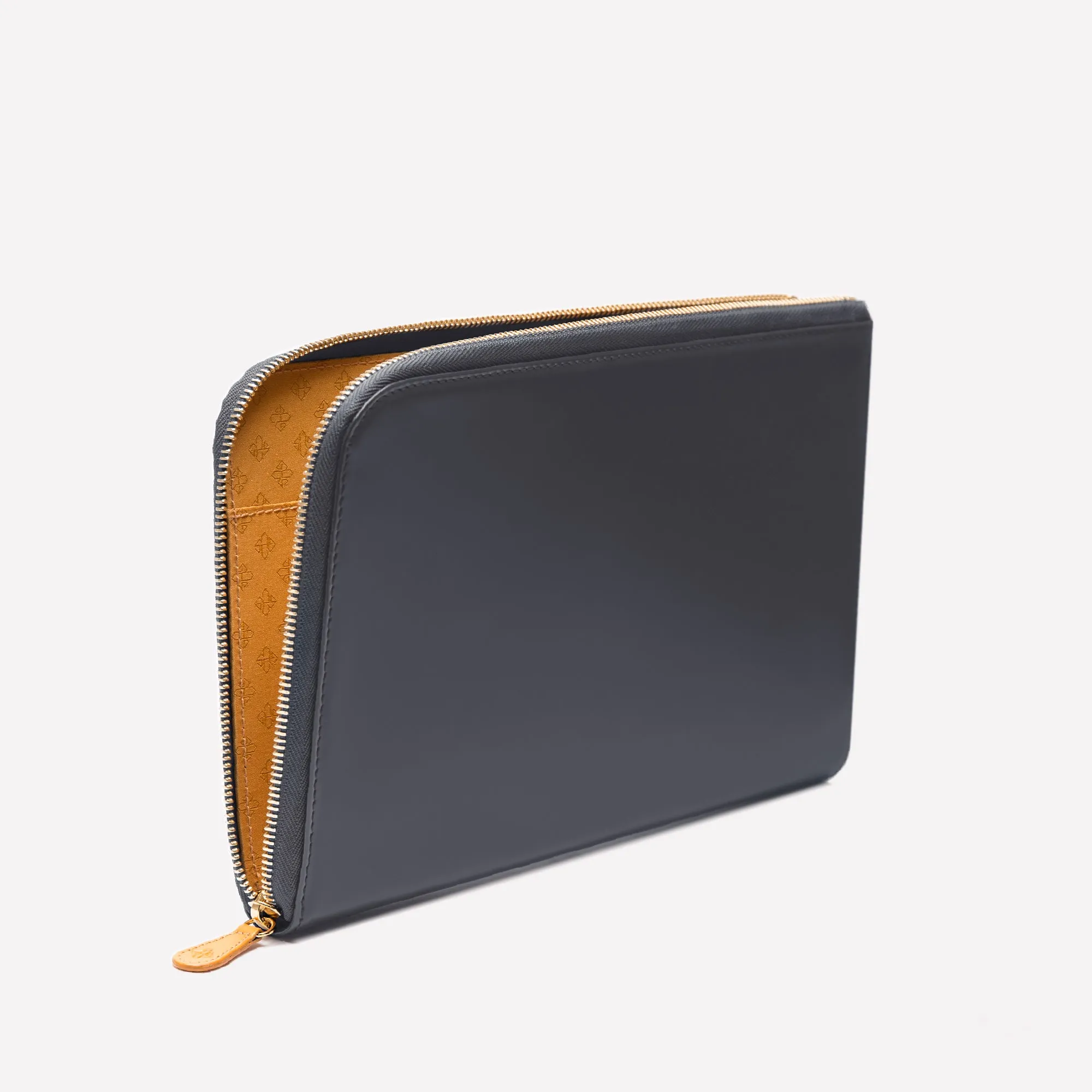 Bridle Hide Large Zip Portfolio