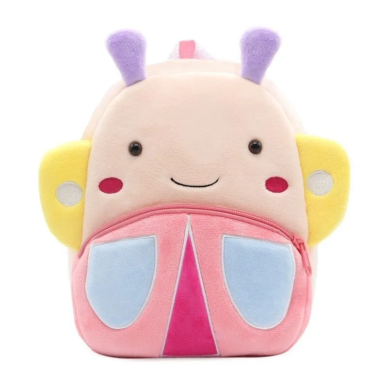 Cartoon Plush Animal Children School Bags