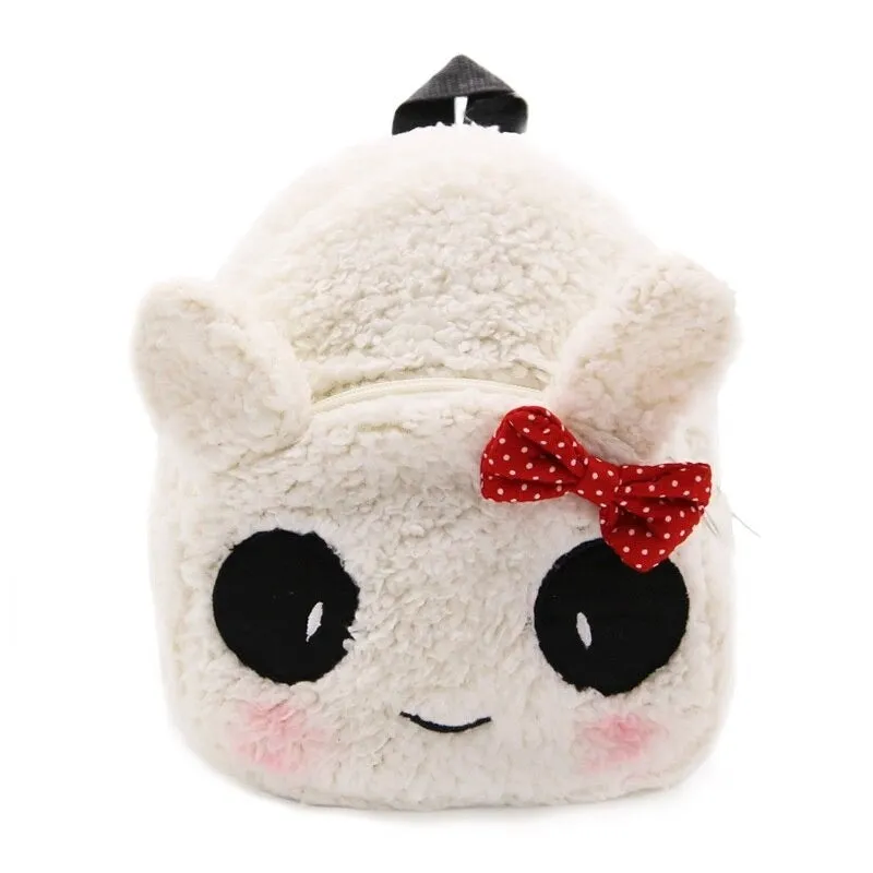 Cartoon Plush Animal Children School Bags