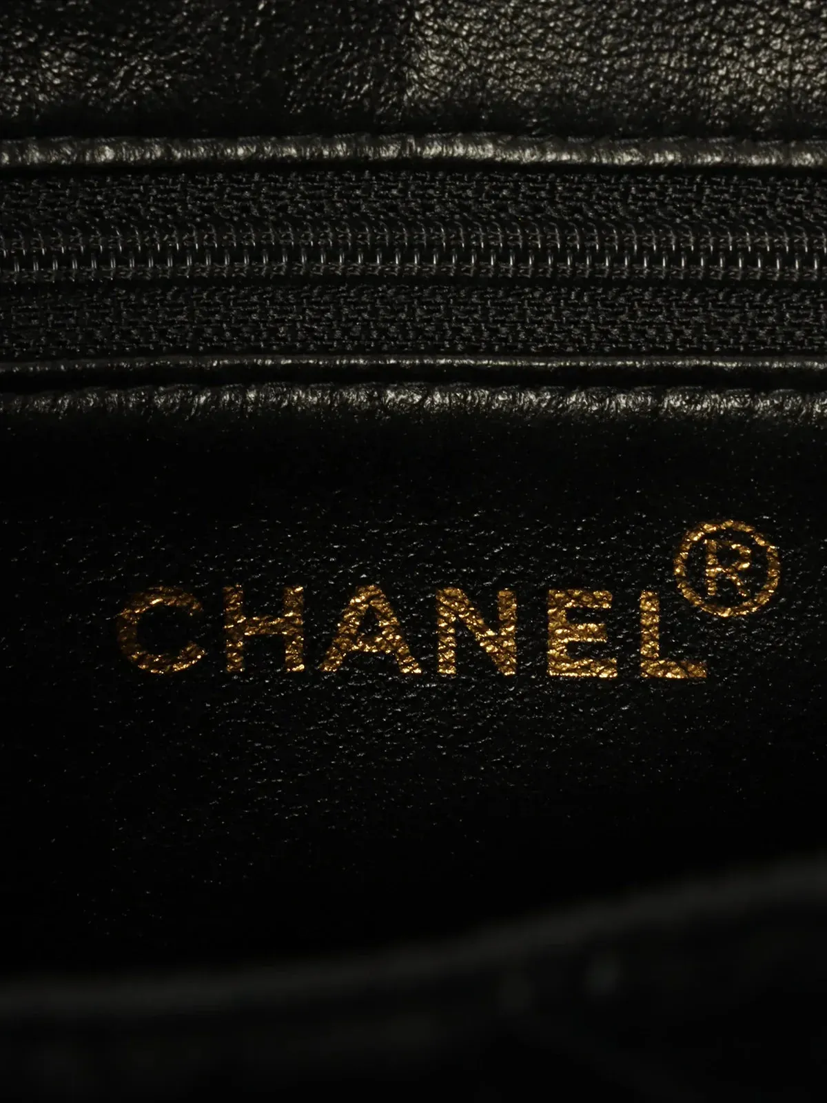 CHANEL Around 1998 Made Velvet Cc Mark Stitch Revival Tote Bag Black