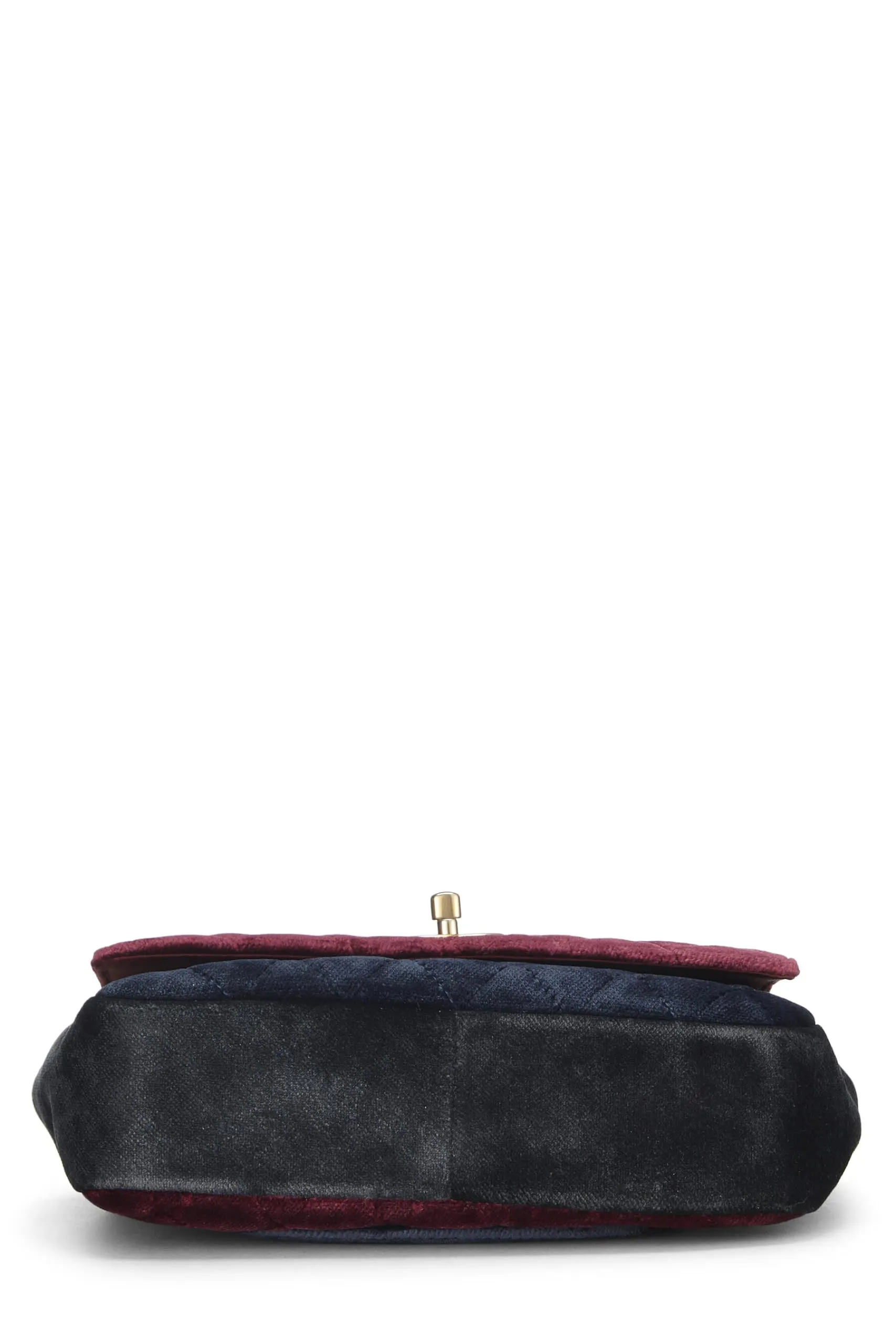 Chanel,  Paris-Cosmopolite Tricolor Velour Private Affair Camellia Flap Bag Medium, Multi
