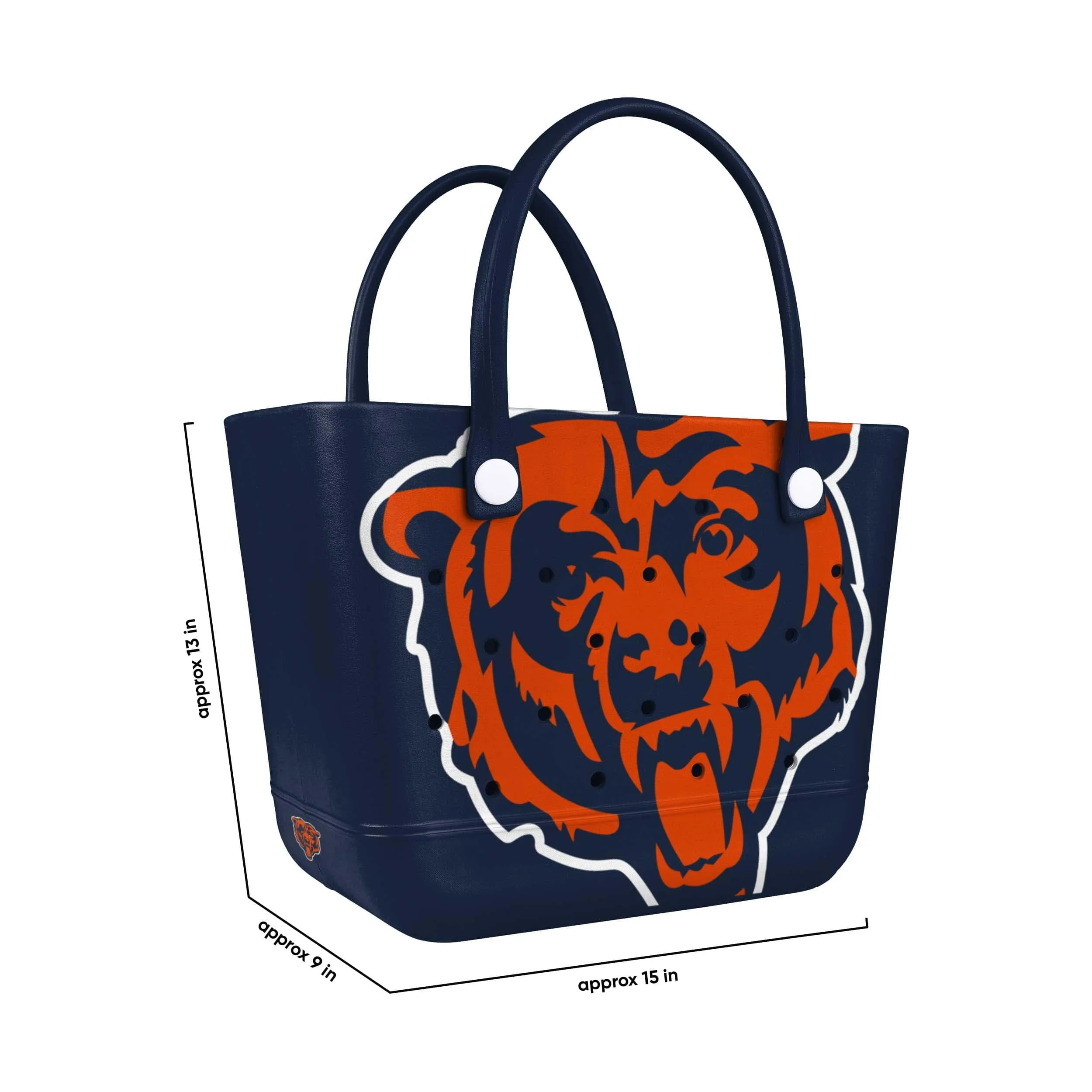 Chicago Bears NFL Big Logo Tailgate Tote Bag