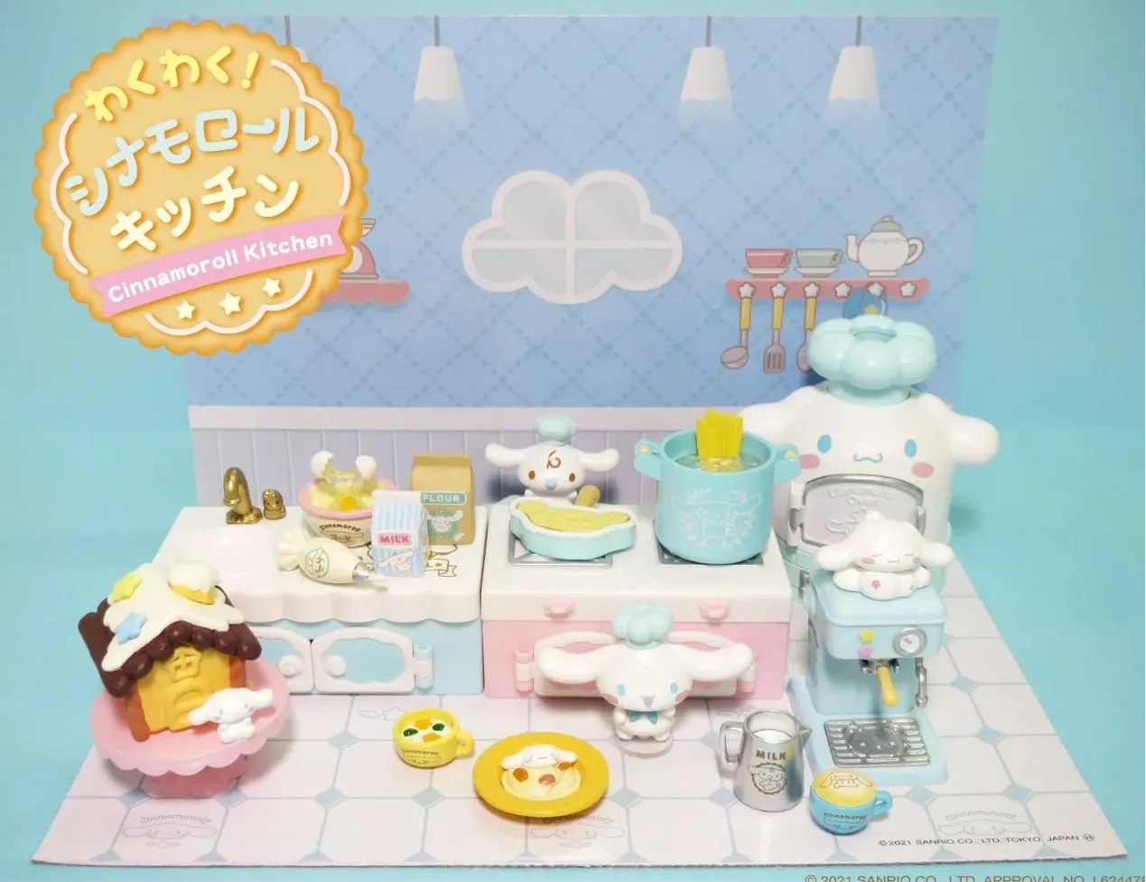 Cinnamoroll Re-Ment Cinnamoroll Kitchen Full Set