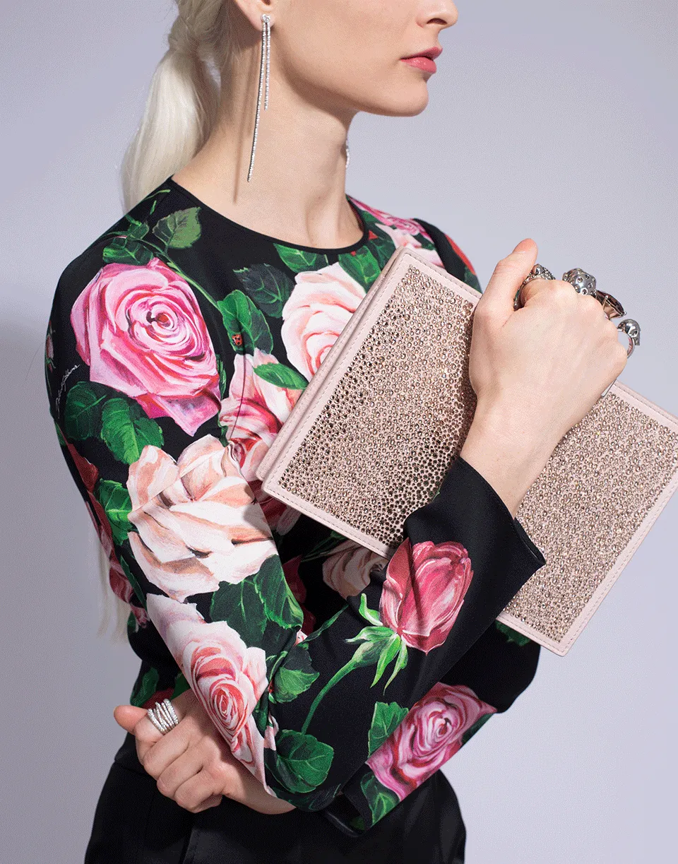 Four Ring Crystal Clutch