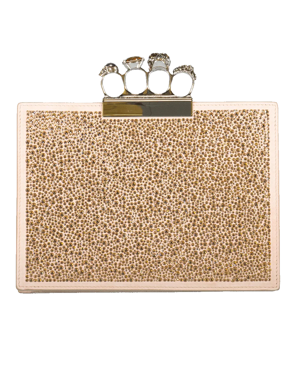 Four Ring Crystal Clutch