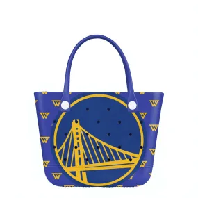 Golden State Warriors NBA Big Logo Mini Print Tailgate Tote Bag (PREORDER - SHIPS LATE JANUARY)