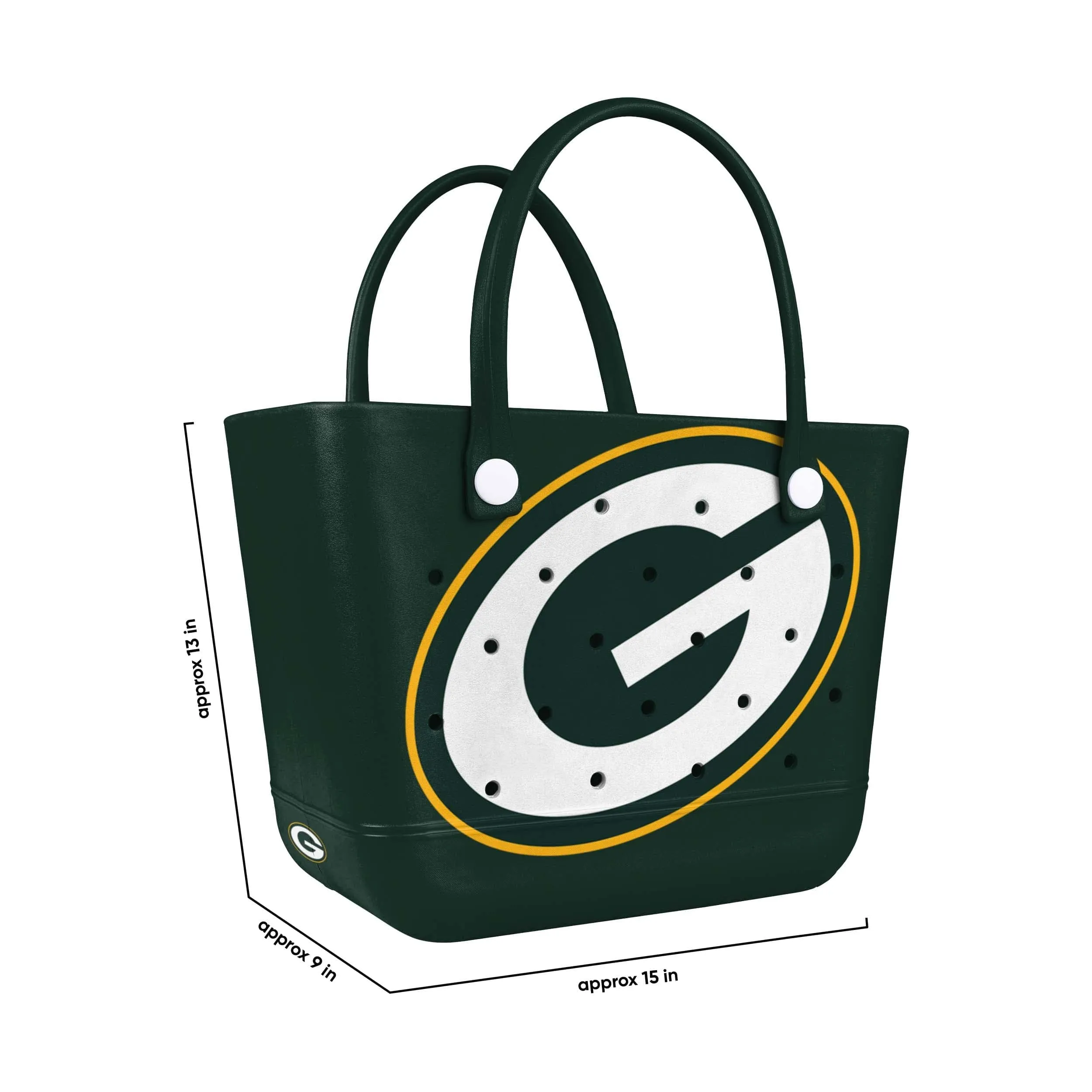 Green Bay Packers NFL Big Logo Tailgate Tote Bag