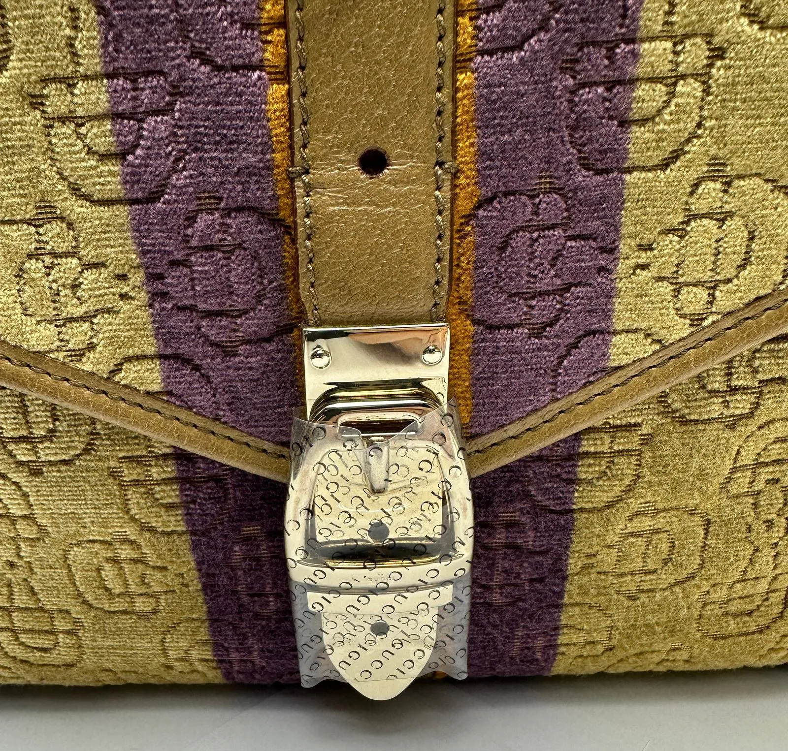 Gucci Horsebit 1955 Velvet Brown Velvet Color Shoulder Lady Bag