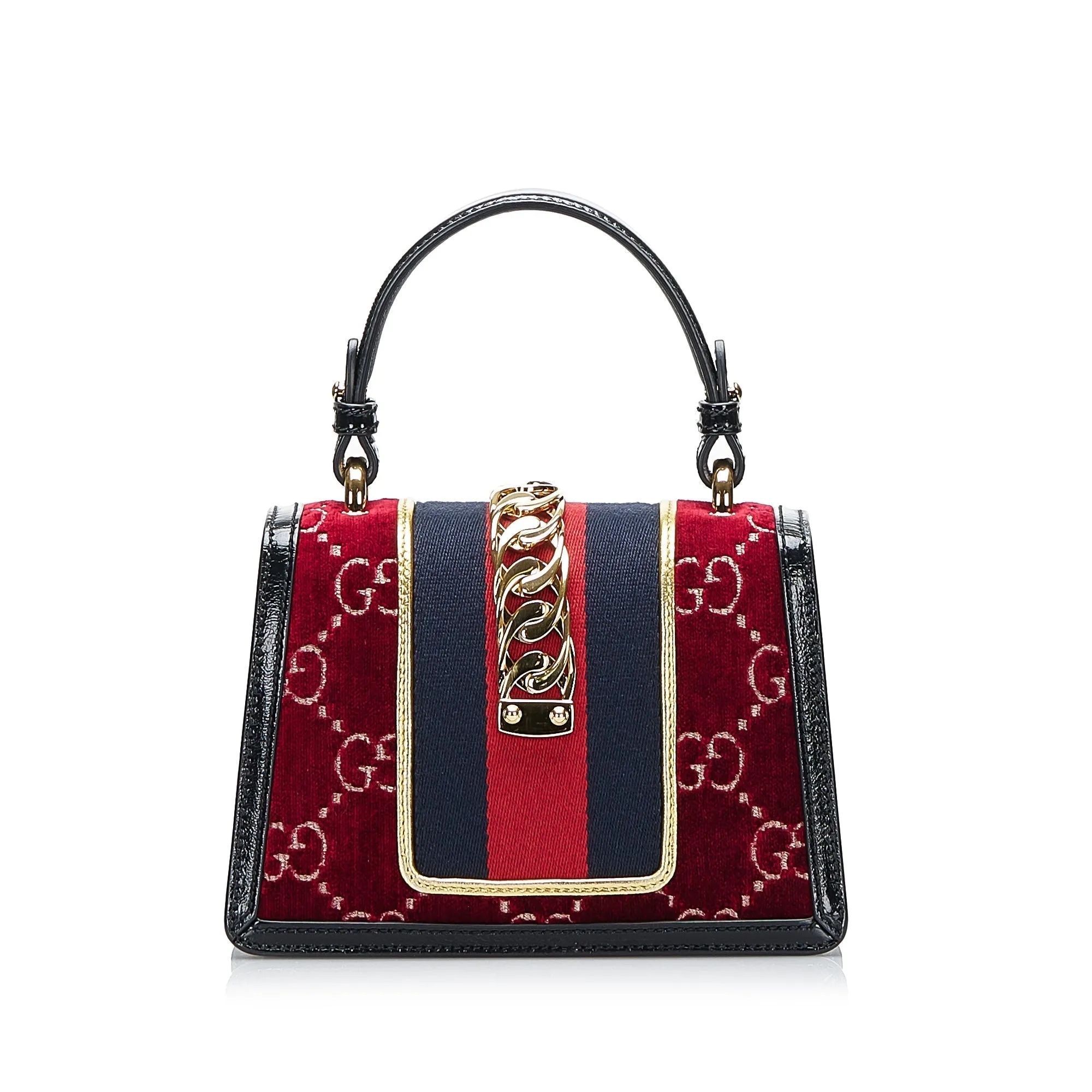Gucci Sylvie Mini Red Velvet