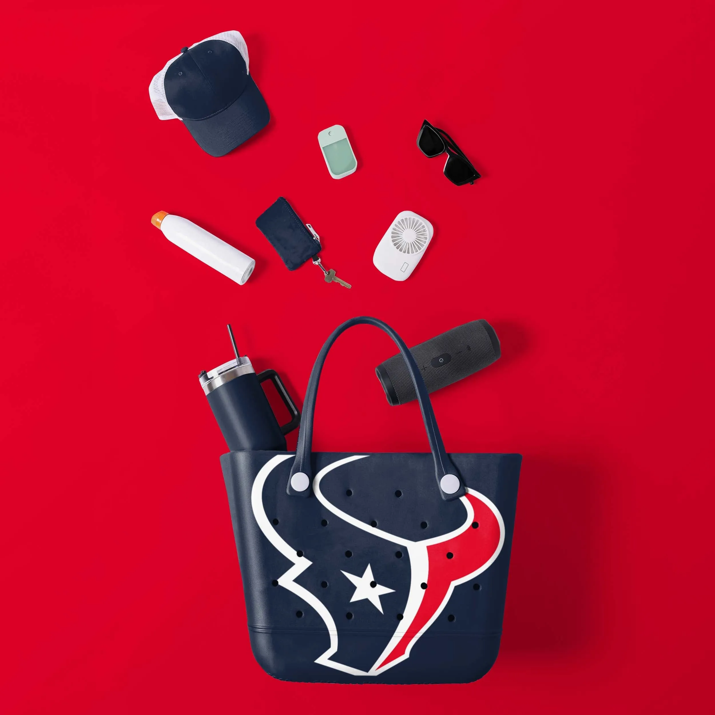 Houston Texans NFL Big Logo Tailgate Tote Bag