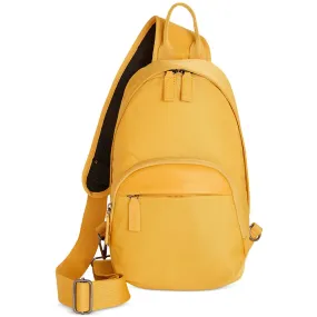 INC Mens Faux Trim Adjustable Backpack