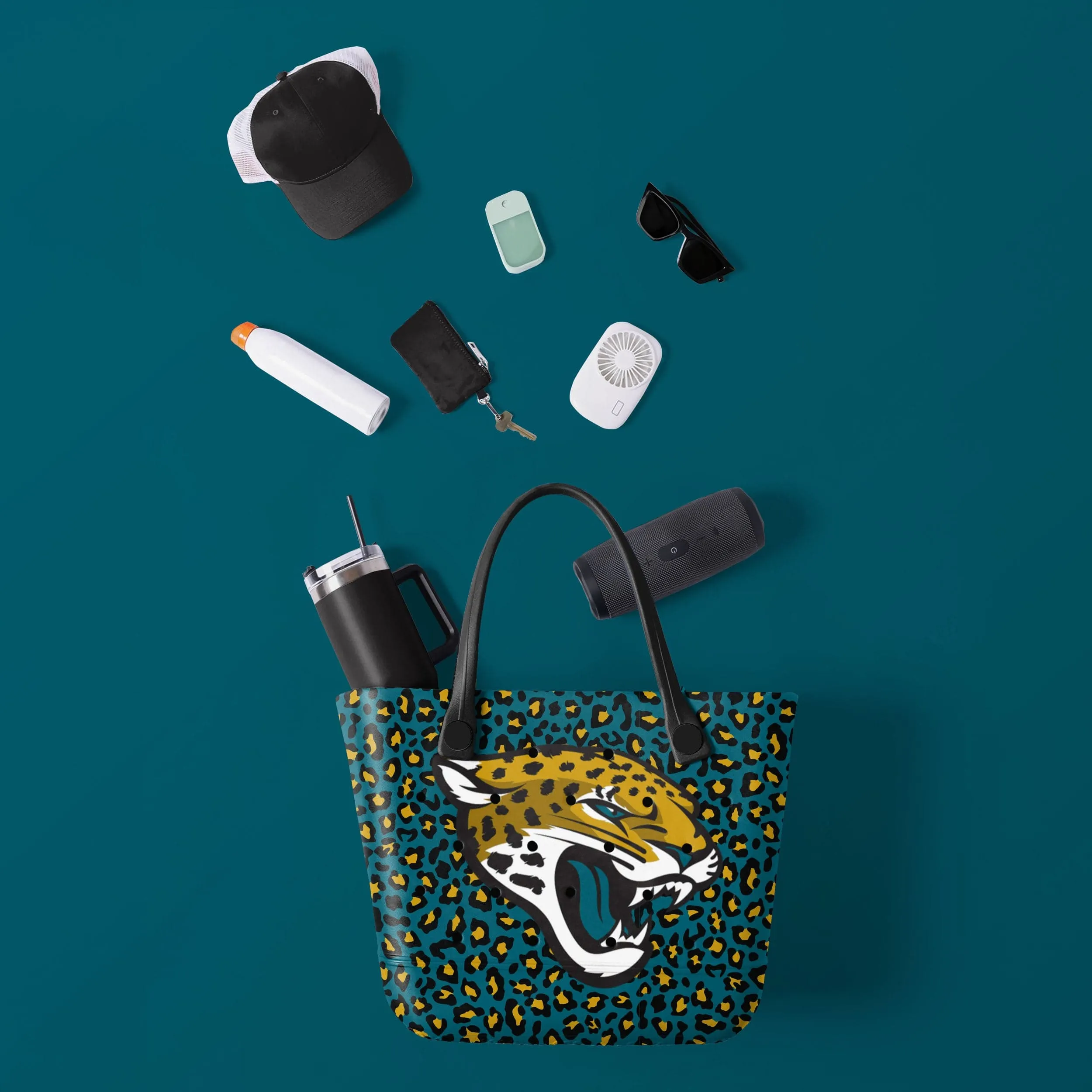 Jacksonville Jaguars NFL Thematic Tailgate Tote Bag