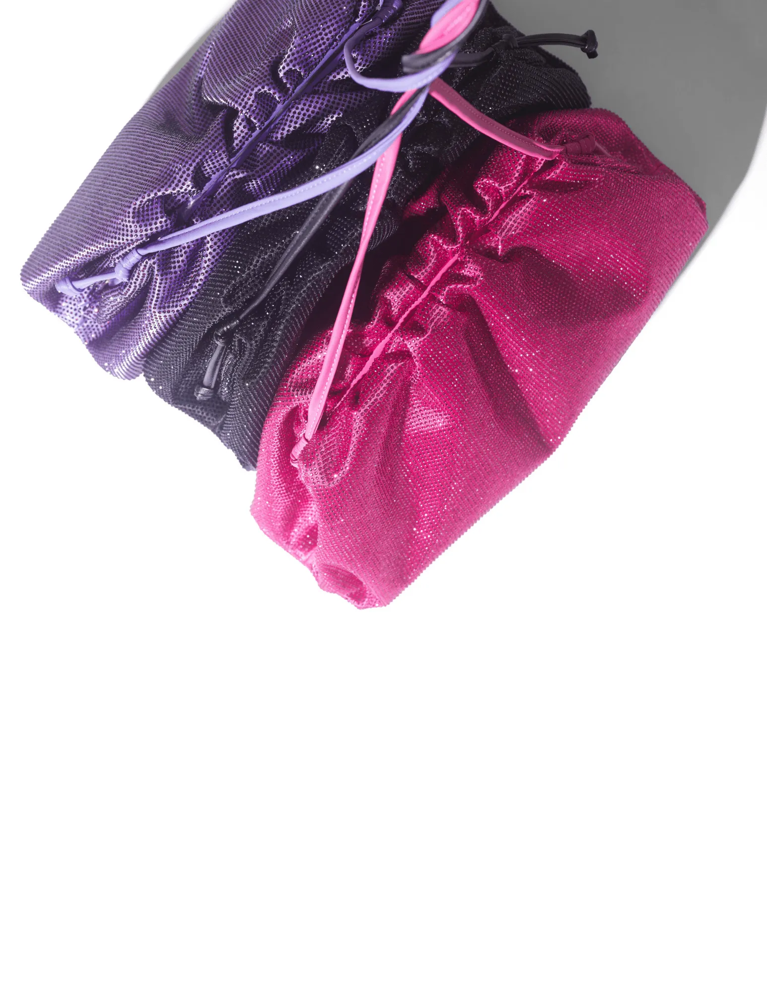 JUDIT Large Crystal Pouch Clutch