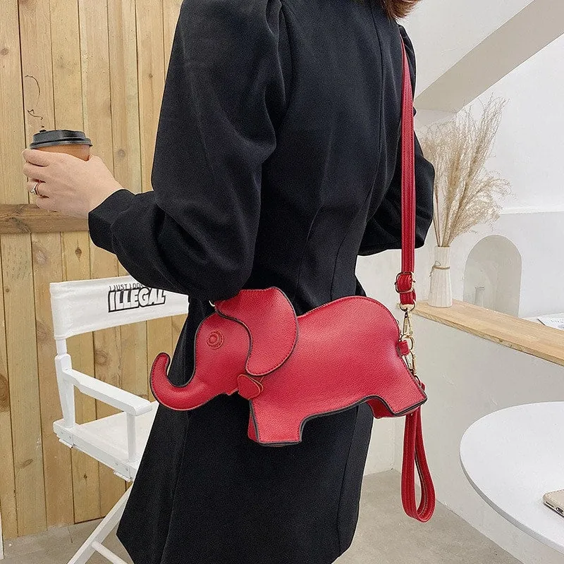 Kawaii Elephant Shoudler Bag