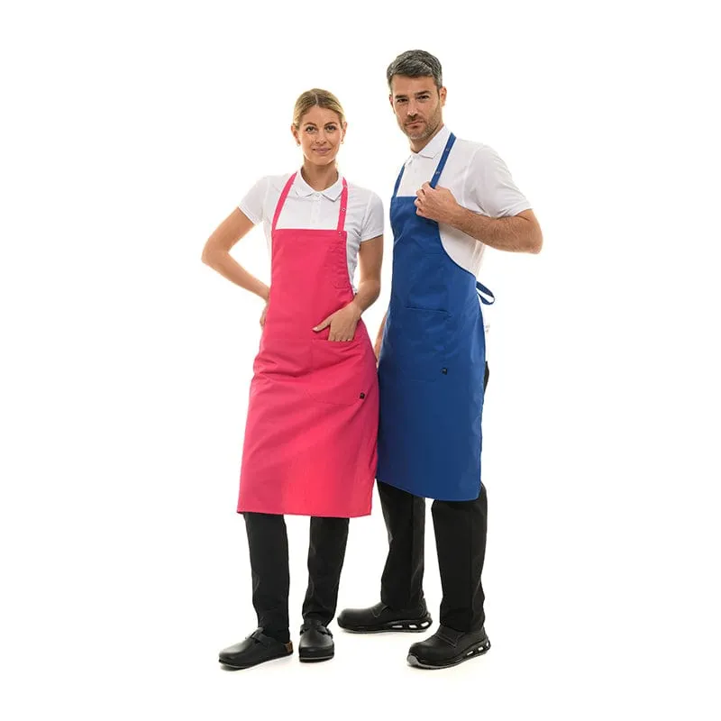 Kitchen Apron with Bib Fuschia - ROBUR