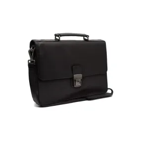 Leather Briefcase - The Chesterfield Brand Venice Black