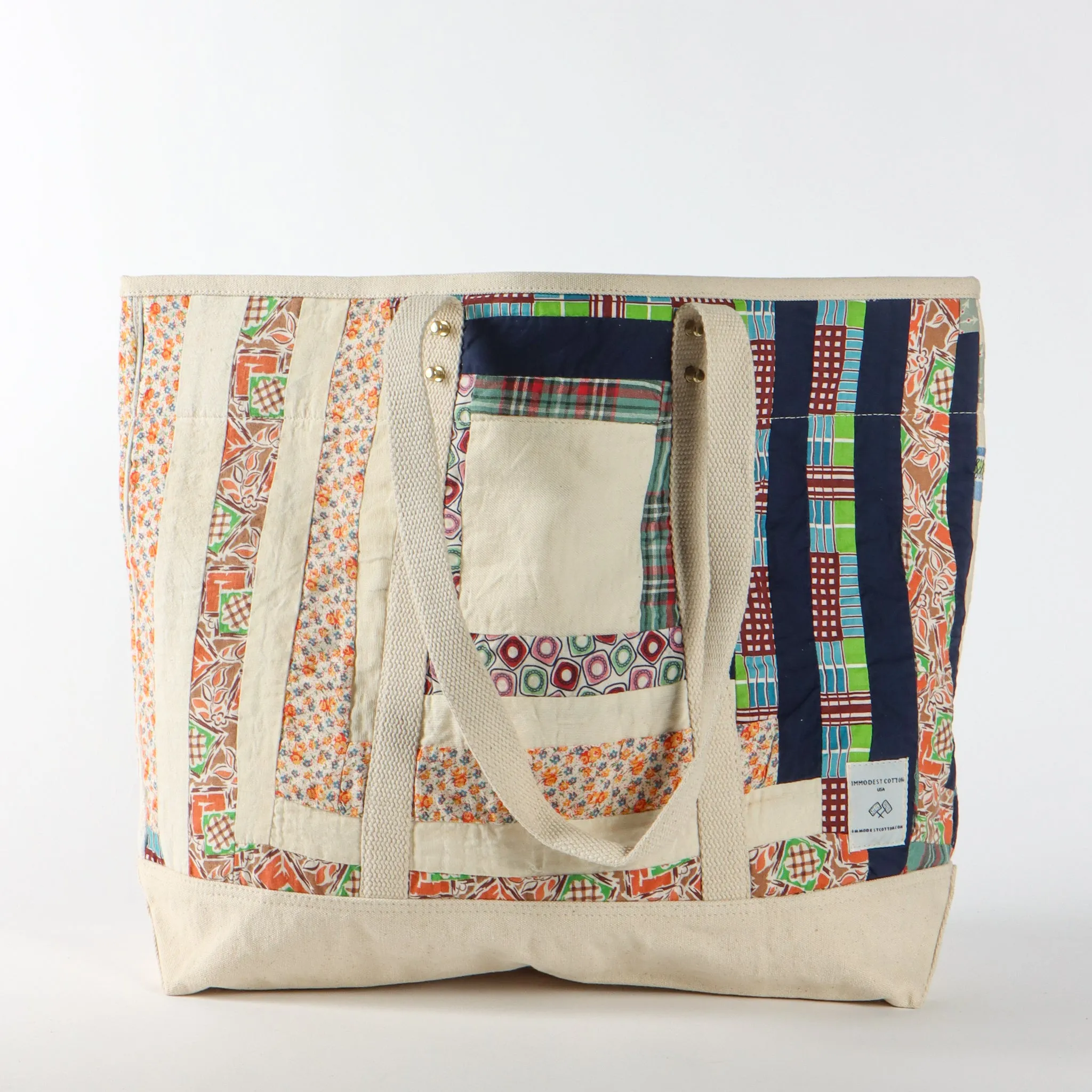 Log Cabin Quilt | Large Totes