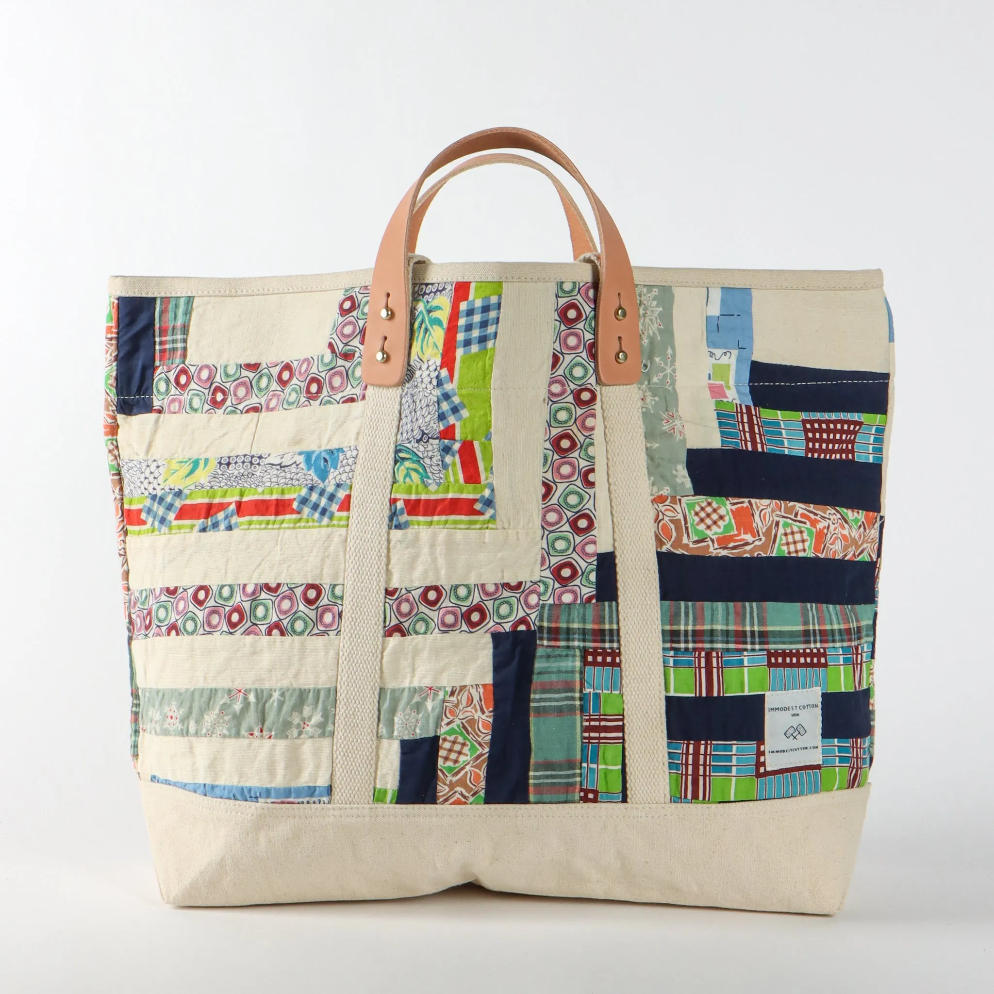 Log Cabin Quilt | Large Totes