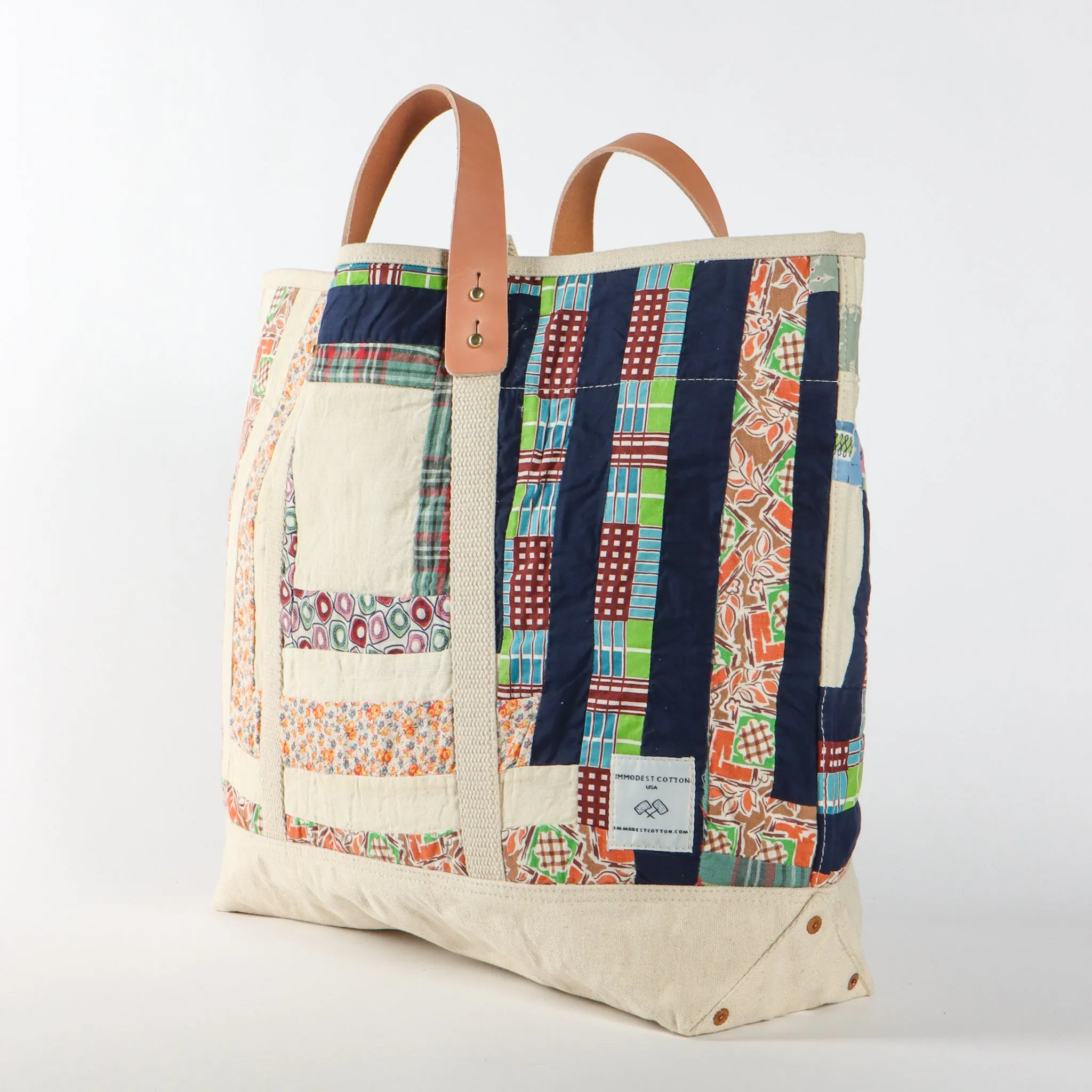 Log Cabin Quilt | Large Totes