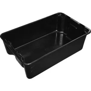 MFG Tray 780300-5167 Nest and Stack Box, ESD Safe, 19.75" L x 12.5" W x 6" H