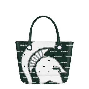 Michigan State Spartans NCAA Big Logo Mini Print Tailgate Tote Bag (PREORDER - SHIPS LATE JANUARY)