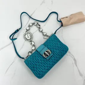 MIUMIU Clutch with Crystal Chain