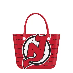 New Jersey Devils NHL Big Logo Mini Print Tailgate Tote Bag (PREORDER - SHIPS LATE JANUARY)