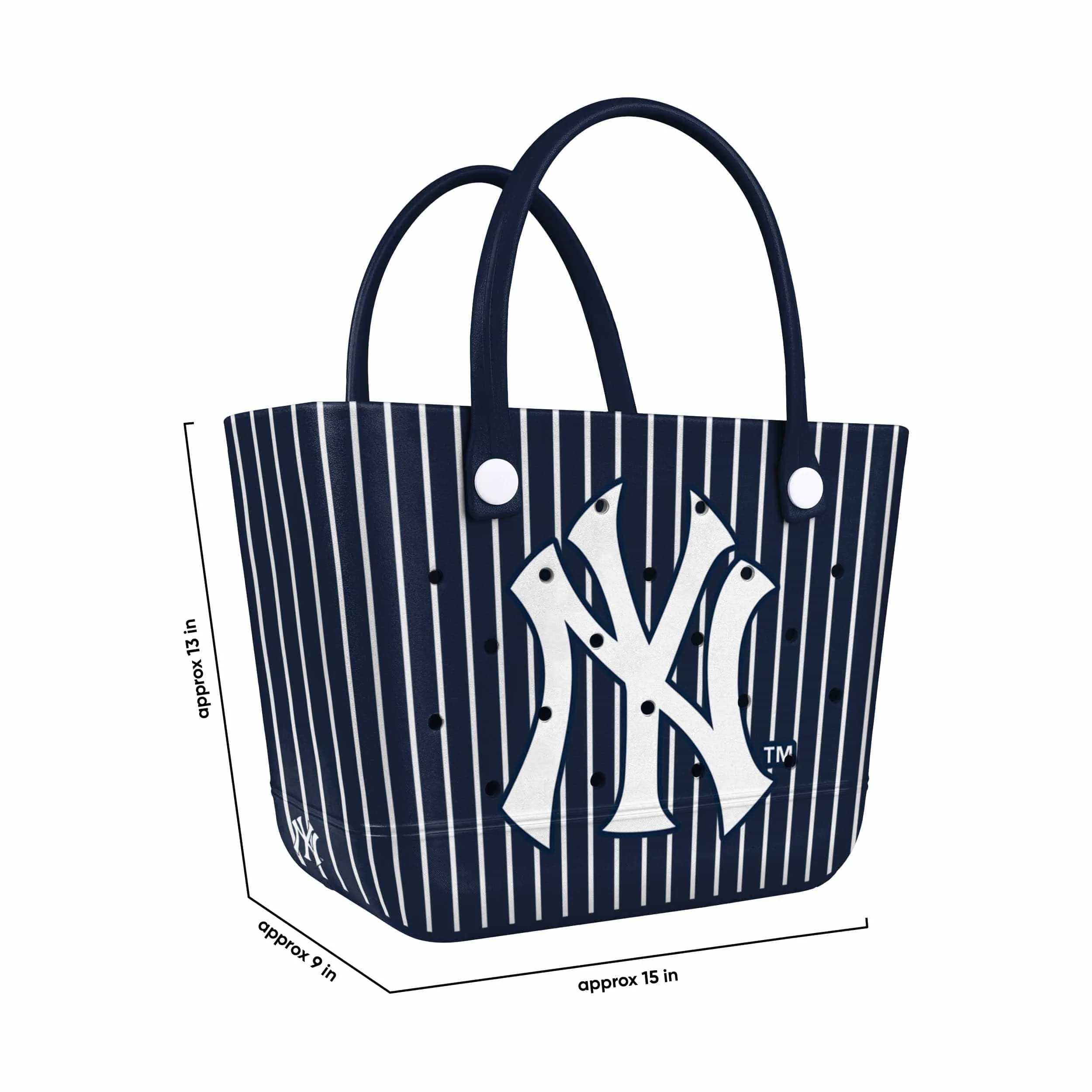 New York Yankees MLB Pinstripe Tailgate Tote Bag (PREORDER - SHIPS MID MARCH)