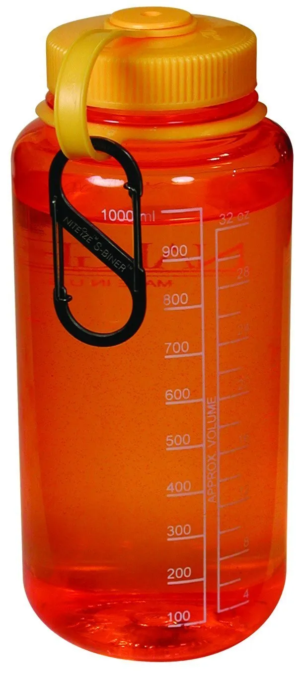 Nite Ize SB2-03-01 S-Biner Black Stainless Steel Dual-Gate Carabiner #2, 10 Lb