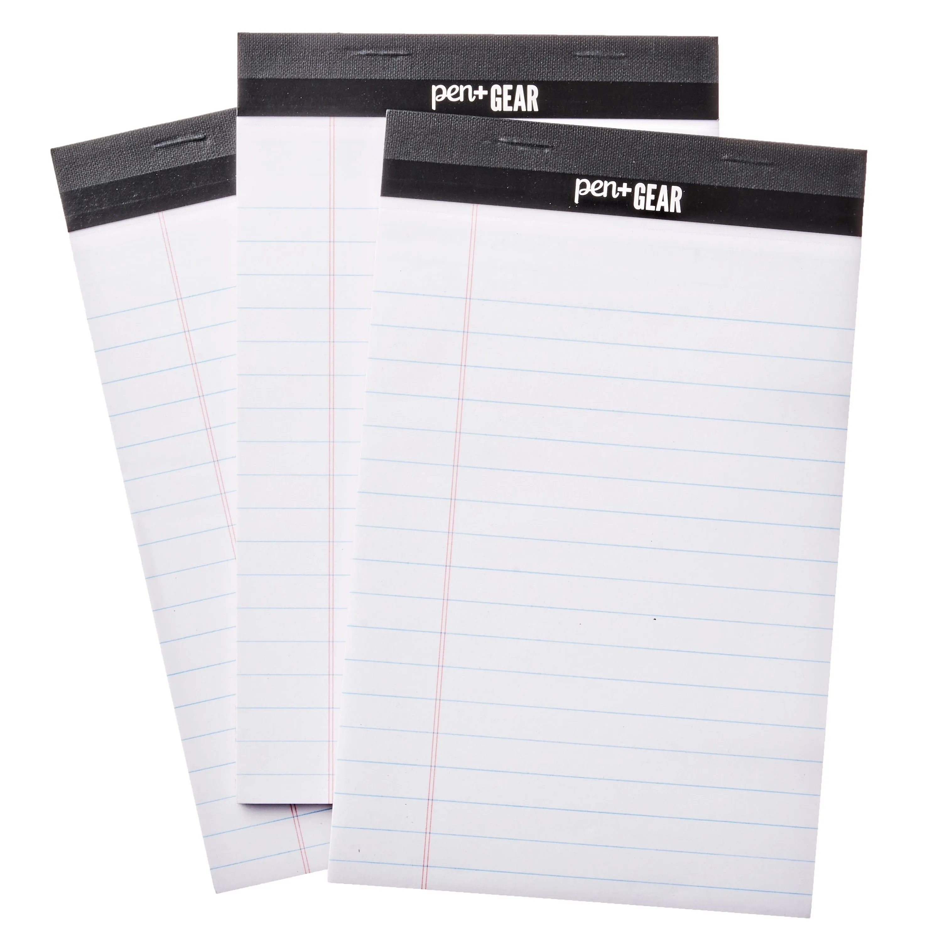 Pen   Gear Jr. Legal Pads, White Color Paper, 50 Sheets, 3 Count