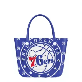 Philadelphia 76ers Big Logo Mini Print Tailgate Tote Bag (PREORDER - SHIPS LATE JANUARY)