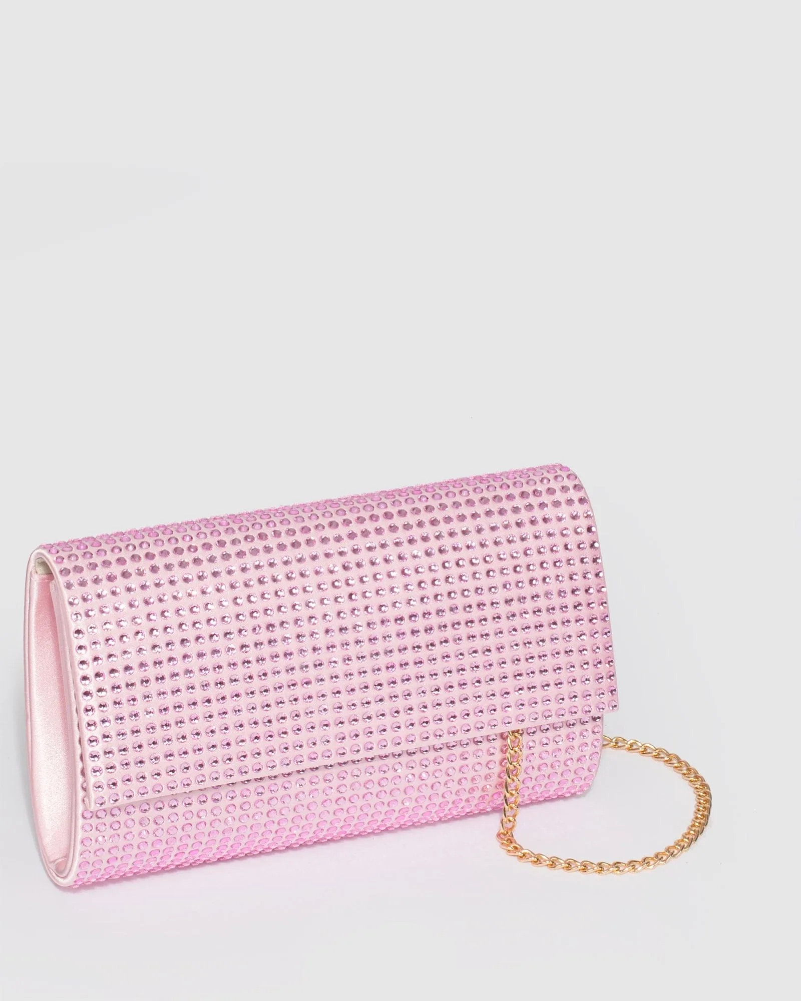 Pink Kira Clutch Bag