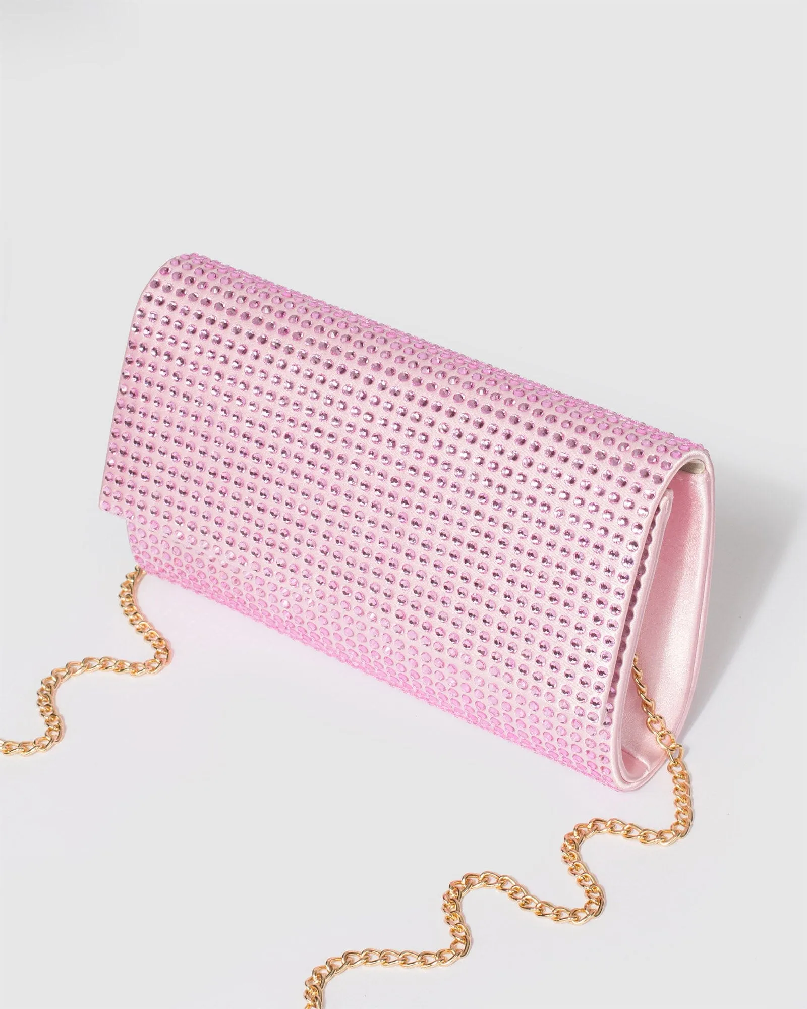 Pink Kira Clutch Bag