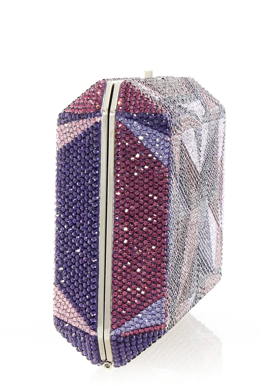 Slim Rectangle Clutch - Amethyst