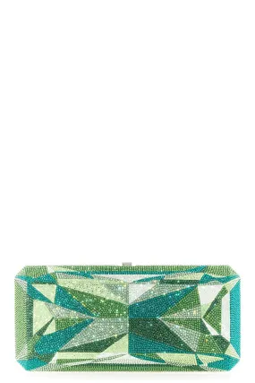 Slim Rectangle Clutch - Emerald